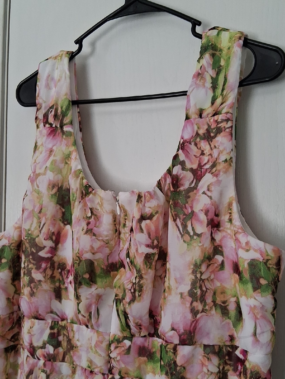 Signature Ella Multicolor Floral Watercolor Floaty Wedding Season Midi Dress 22W - Picture 5 of 11